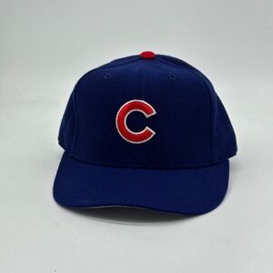 Vintage Chicago Cubs Hat Cap‎ Wool New Era Pro Model Fitted 7 1/8 Men MLB USA